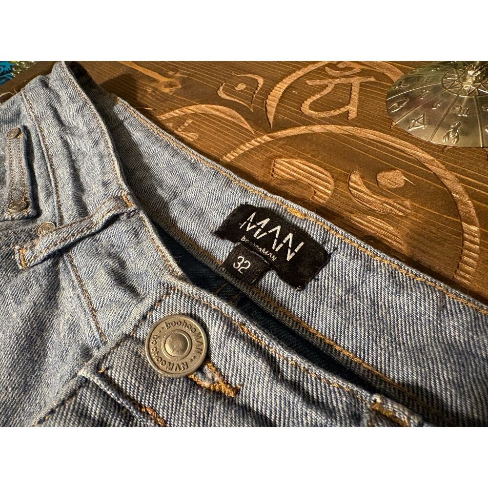 Boohoo Man reverse threaded jeans - Picture 3 of 6
